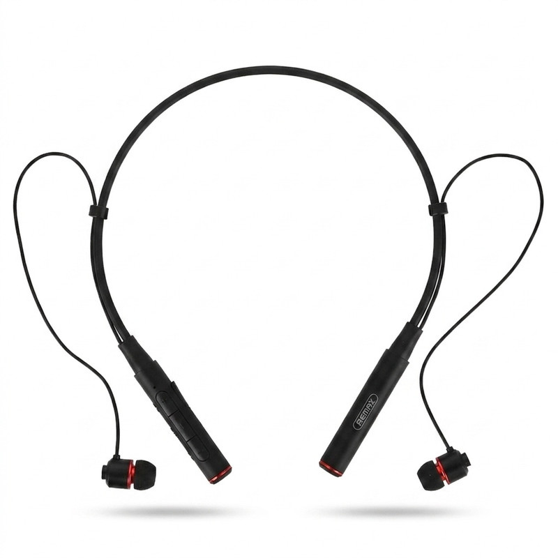 هدفون بلوتوثی ریمکس مدل RB-S6 با نویز کنسلینگ فعال (ANC)، درگاه شارژ USB Type-C، دارای دکمه‌هایی برا