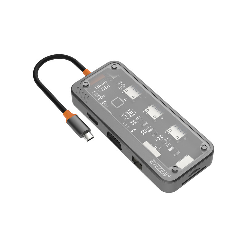 هاب 10 پورت USB-C آیزن مدل 10in1 EUH-01